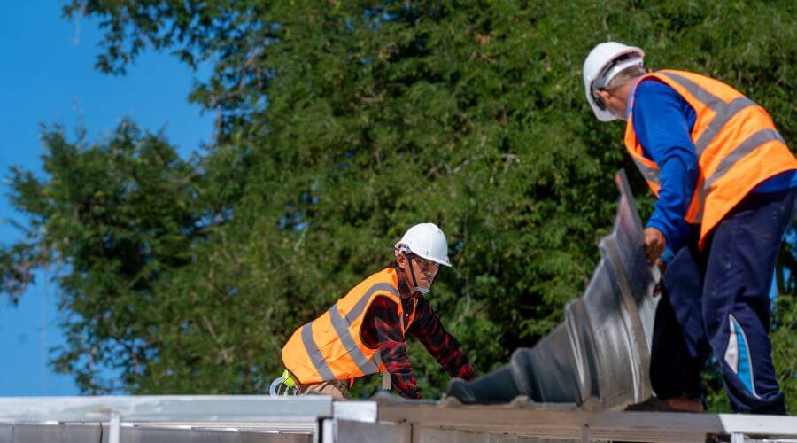 Professional New roof installation in Keller, WA